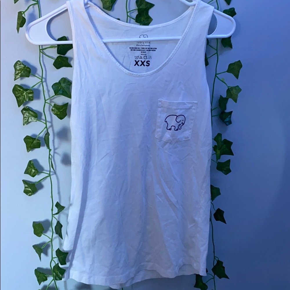 ivory ella tank top